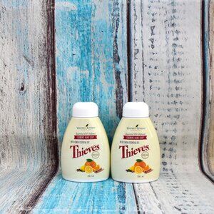 LOT OF 2 Young Living Thieves Foaming Hand Soap 8oz No Pump - READ DESCRIPTION